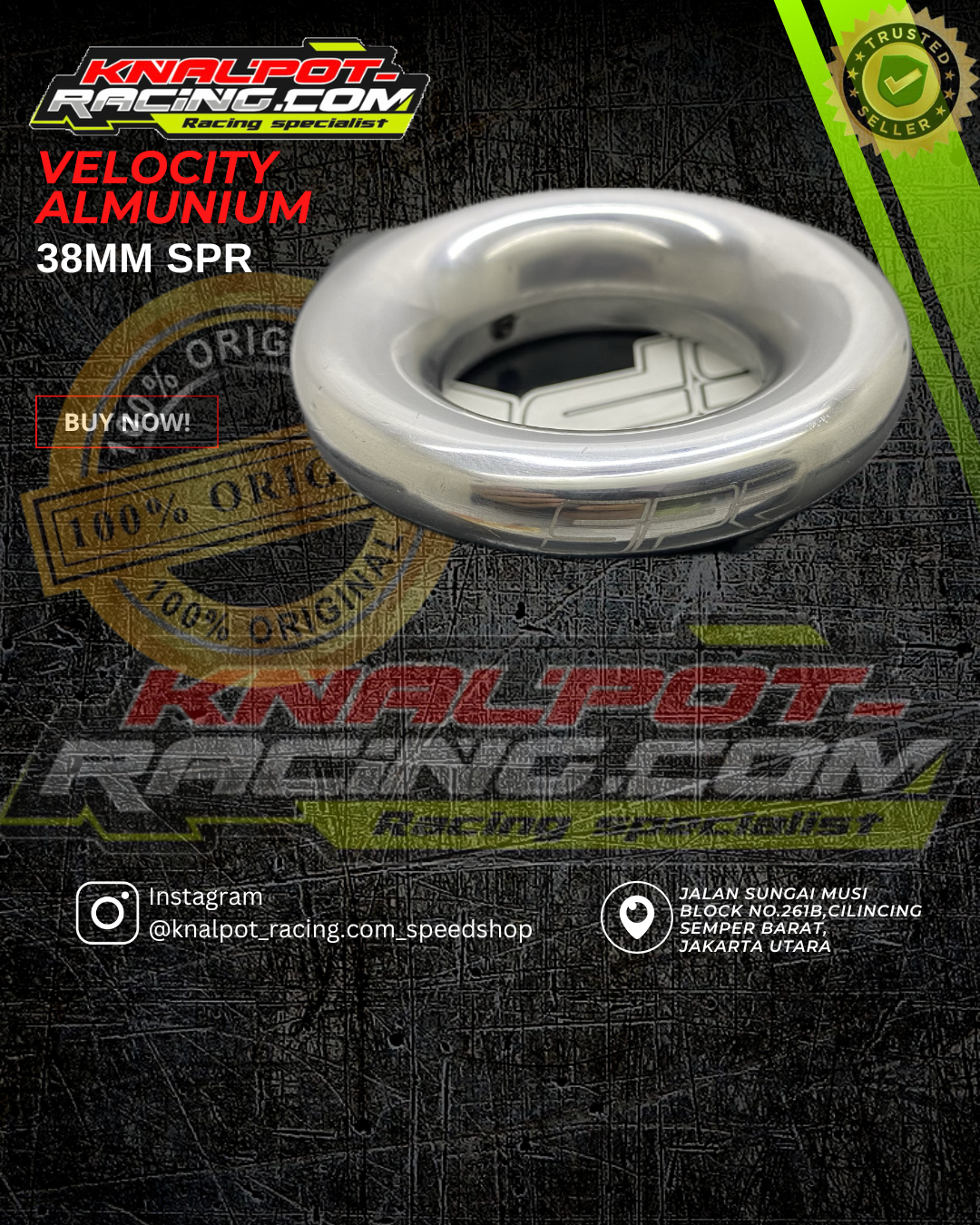 VELOSITI ALMUNIUM 38MM SPR 
